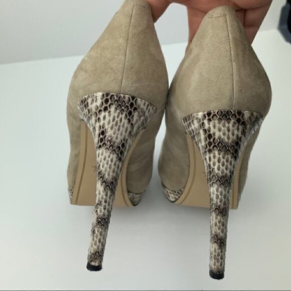 Joan & David heels 9 Dadelsa4 suede platforms - Picture 8 of 12